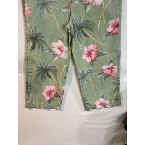 Caribbean Joe Women's Petite Floral Capris 6P - Picture 6 of 11